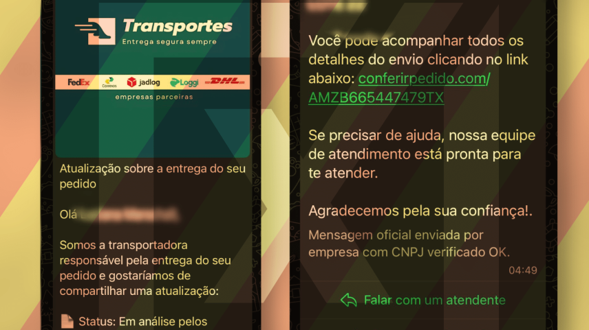 Golpe da falsa taxa da alfândega: entenda o que é e como se proteger (Foto: Projeto Comprova)
