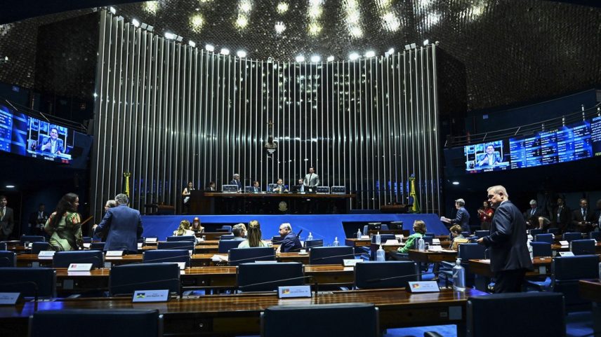 Plenário do Senado durante sessão (Foto: Andressa Anholete/Agência Senado)