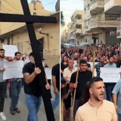Cristãos sírios protestam contra a perseguição e clamam por segurança