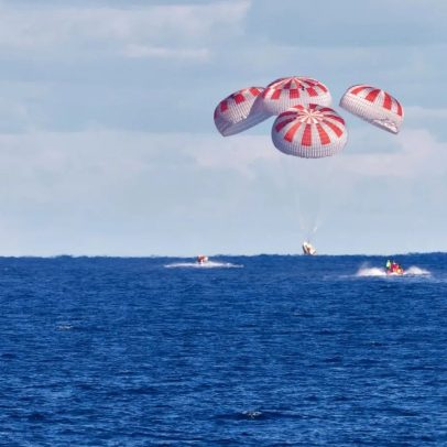 Astronautas explicam a confiança no mar durante o 'splashdown' de Shubhanshu Shukla