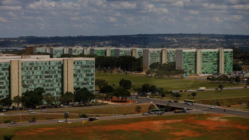 Esplanada dos Ministérios, em Brasília (Foto: Brenno Carvalho / Agência O Globo)
