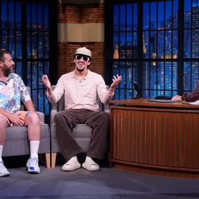 Bad Bunny é aprovado por Adam Sandler em conversa sobre 'Happy Gilmore 2'