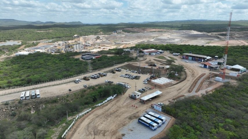 Uma mina de ouro a céu aberto, Borborema foi construída em 19 meses e é hoje o principal projeto da companhia. (Foto: Reprodução)