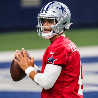 Dak Prescott se diz pronto para o treinamento e confiante em nova parceria
