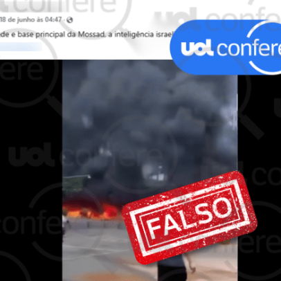 Gravação revela incêndio na China e desmente ataque do Irã a Israel