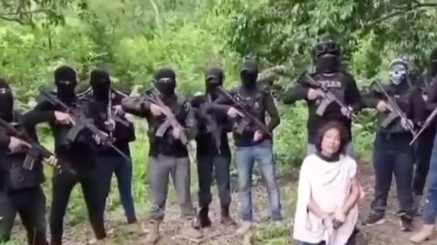 Irma Hernández Cruz em um vídeo difundido em redes sociais. (Foto: RR SS)