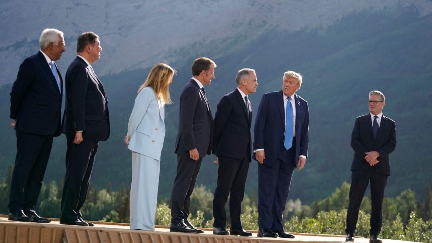 Líderes do G7 se reúnem em região remota do Canadá (Foto: Geoff Robins / AFP)