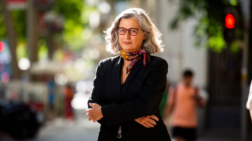 Anacláudia Rossbach, diretora executiva da ONU-Hábitat, em 4 de junho de 2025 em Madrid (Foto: JUAN BARBOSA)