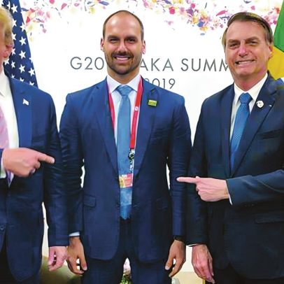 Eduardo e Jair se tornam aliados em nova fase política do Brasil