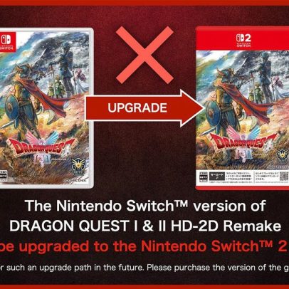 Square Enix exige compra completa para jogadores de Dragon Quest no Switch 2