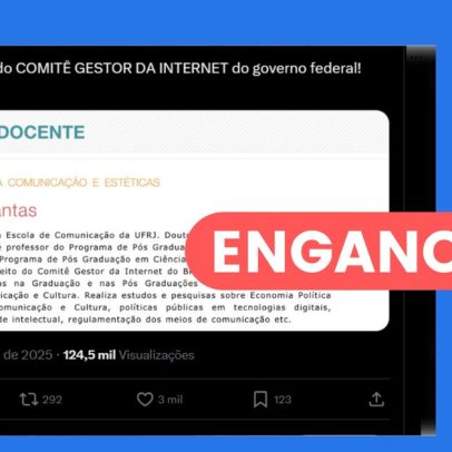 Professor do caso Justus fica de fora do Comitê Gestor da Internet