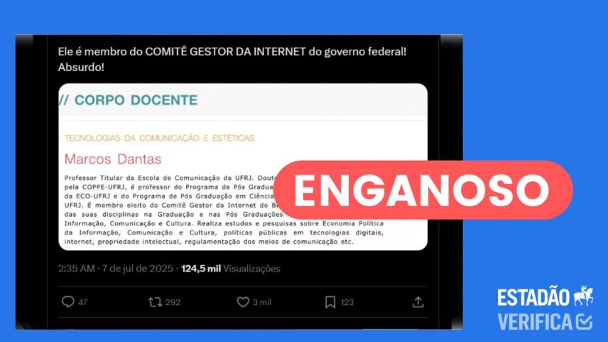 Comitê Gestor da Internet tem membros eleitos e não é órgão federal de censura (Foto: Reprodução/X)