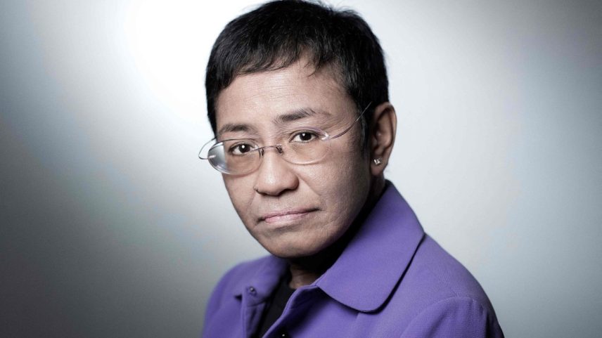 Maria Ressa, cofundadora do site Rappler e vencedora do Nobel da Paz (Foto: JOEL SAGET / AFP)