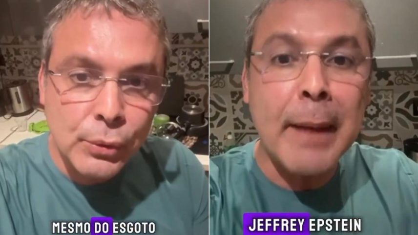 Líder do PT na Câmara, Lindbergh Farias, compara condenação de Bolsonaro por fala sobre meninas venezuelanas a acusação de Trump por suposto envolvimento em caso Epstein (Foto: Reprodução/Redes sociais)