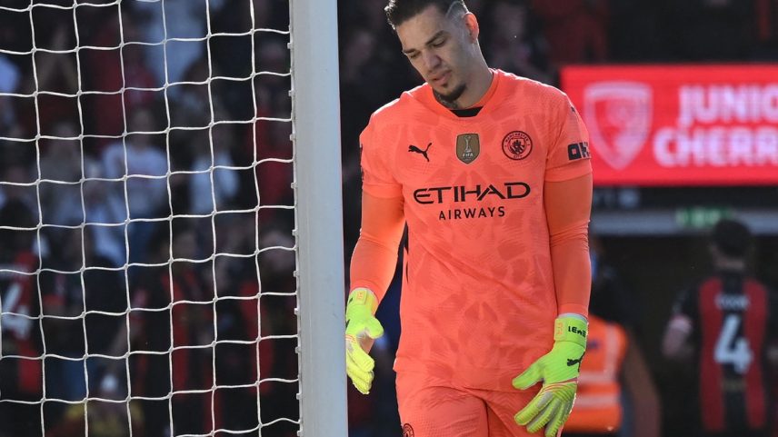 Ederson chegou ao Manchester City em 2017 (Foto: JUSTIN TALLIS / AFP)