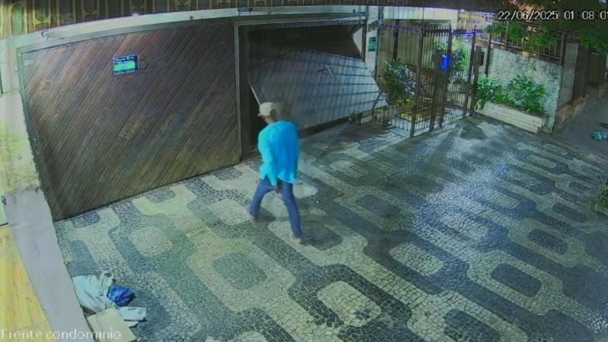Suspeito de 33 anos foi capturado pelo Segurança Presente em Icaraí; ele tinha mandado de prisão em aberto por roubo (Foto: Reprodução)