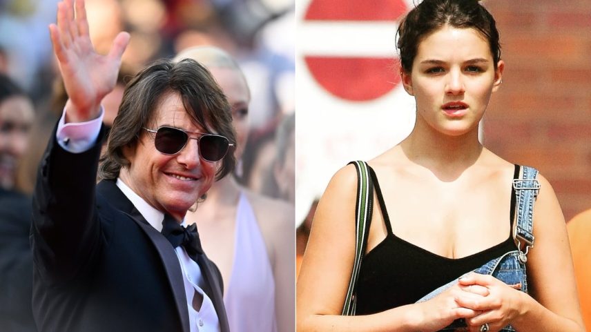 Tom Cruise e a filha, Suri Noelle (Foto: Reprodução/Instagram e Reprodução)