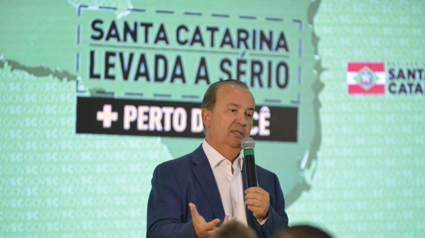Governador catarinense Jorginho Mello (PL) (Foto: Eduardo Valente/Governo de Santa Catarina)