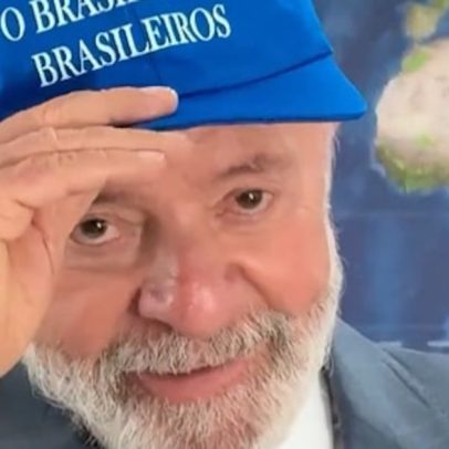 Lula exibe boné nacionalista durante embate tarifário com Trump
