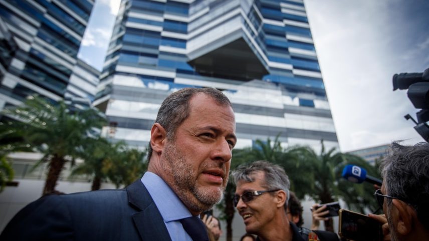 Advogado Paulo Cunha Bueno, após depoimento do ex-presidente Jair Bolsonaro à Polícia Federal (Foto: Brenno Carvalho/Agência O Globo/22-02-2024)