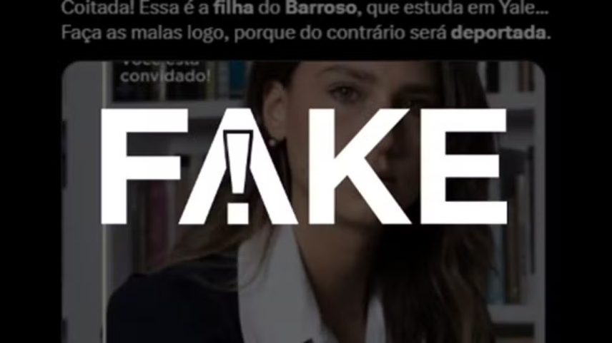 É #FAKE que filha de Barroso será deportada dos Estados Unidos (Foto: Reprodução)