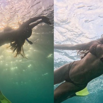 Deborah Secco compartilha momentos em Noronha com a filha e encanta fãs nas redes sociais