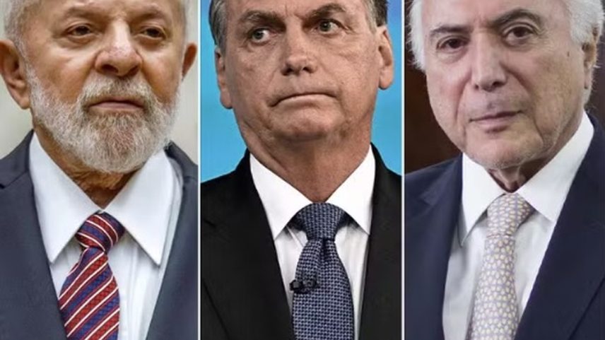 Lula, Bolsonaro e Temer (Foto: Montagem)