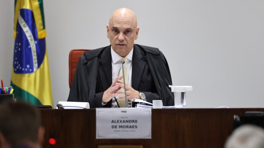O ministro do STF Alexandre de Moraes é alvo de ação civil nos Estados Unidos (Foto: Ton Molina/STF)