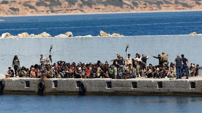 A Creta teve um aumento de 350% nas chegadas de migrantes desde o início do ano - Foto: Getty Images