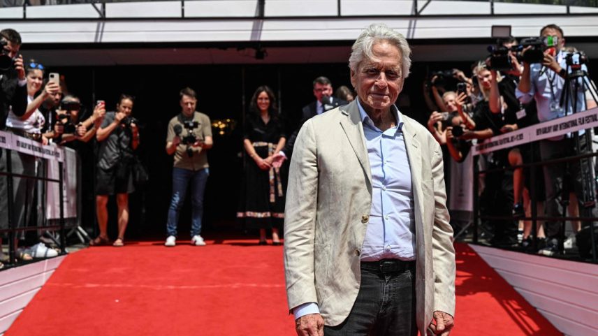 Michael Douglas no Festival de Cinema de Karlovy Vary, na República Tcheca (Foto: Michal Cizek / AFP)