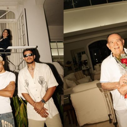 Felipe Amorim, Vitão e Bin presenteiam famosos com rosas em novo clipe