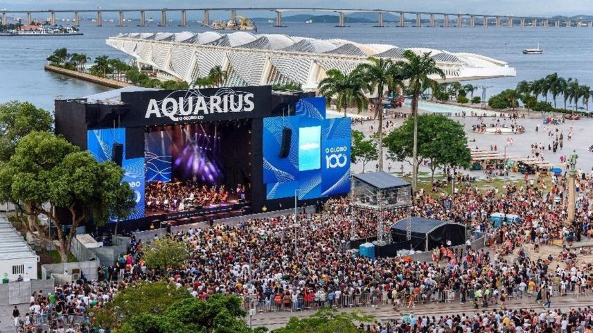 Projeto Aquarius volta à Praça Mauá para mais um concerto gratuito: OSB recebe Iza, Martinho da Vila, Roberta Miranda e Chico César (Foto: Divulgação)
