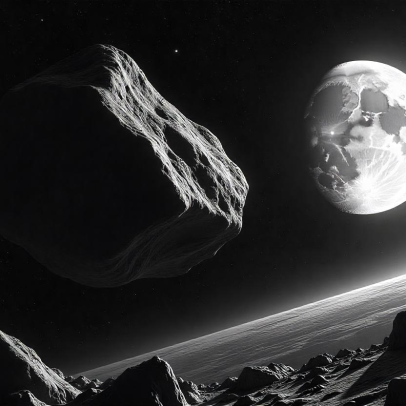 Asteroide perigoso pode colidir com a Lua e ameaçar a Terra em menos de 10 anos