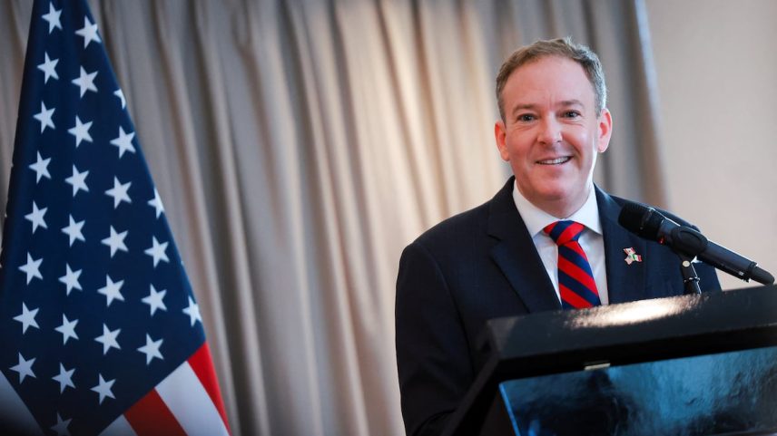 Lee Zeldin, administrador da EPA, em 24 de julho na Cidade do México. (Foto: Raquel Cunha/REUTERS)