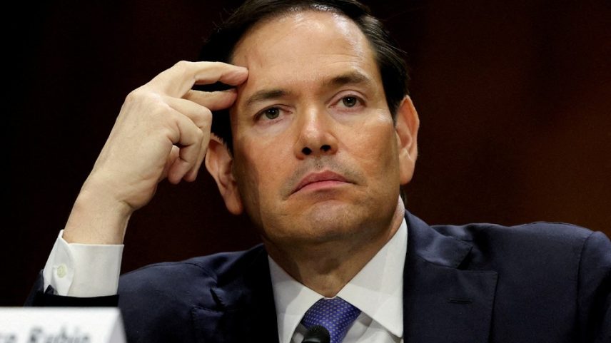 Secretário de Estado dos EUA, Marco Rubio, em 20 de maio de 2025 (Foto: REUTERS/Jonathan Ernst)