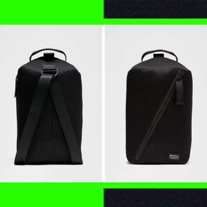Lululemon oferece bolsa versátil com 50% de desconto e três formas de uso