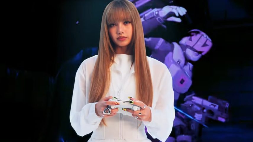 LISA do BLACKPINK estrela na mais recente campanha publicitária para o PlayStation 5. (Foto: Reprodução)