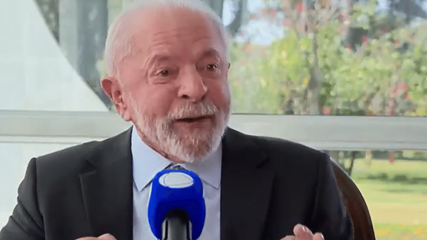 Rep Lula em entrevista à Rede Record (Foto: Reprodução/R7)