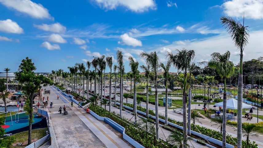 Diferentemente da Blue Zone, onde acontecem as negociações formais entre líderes e delegações, a Green Zone é aberta para visitação do público (Foto: Divulgação)