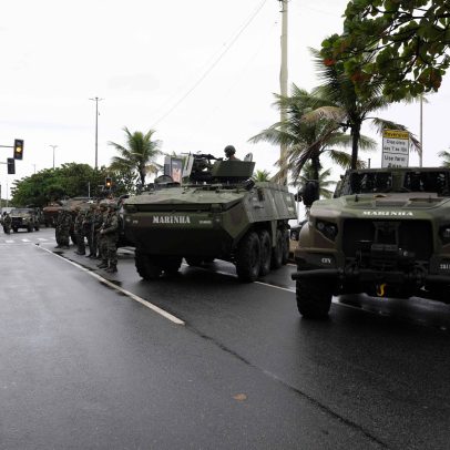 Brics fecha aeroporto e bloqueia vias no Rio com caças e snipers em operação