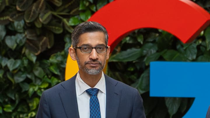 Sundar Pichai, diretor executivo do Google. (Foto: Marek Antoni Iwanczuk | Sopa Images | Lightrocket | Getty Images)