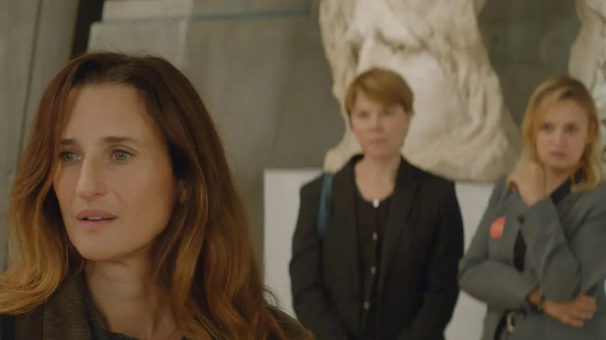 Camille Cottin, India Hair e Sara Forestier, em 'Tres amigas'. (Foto: Reprodução)