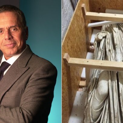 Escultura romana 'Romanus Togatus' de Edemar Cid Ferreira vai a leilão