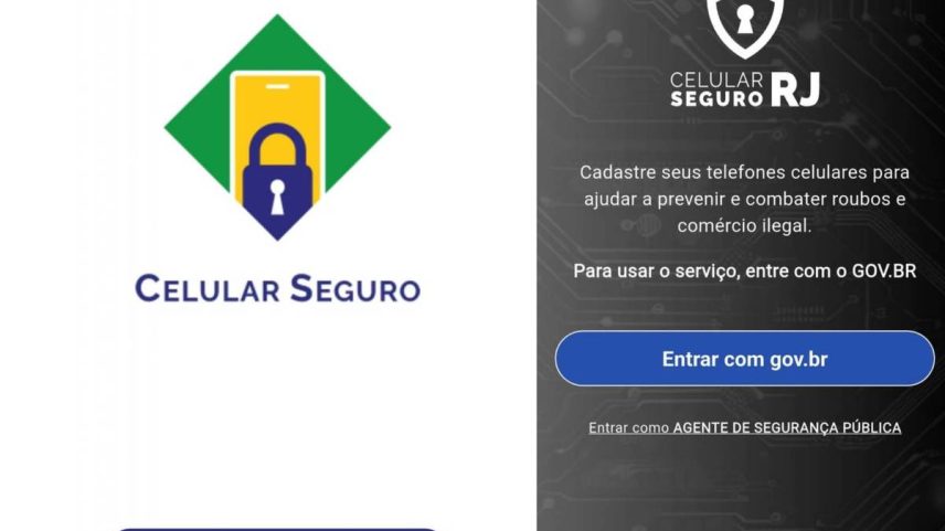 Celular Seguro do Rio de Janeiro tem mesmo nome de iniciativa federal e não é integrado ao sistema - 03.jul.2025 (Foto: Divulgação)