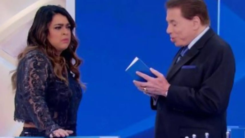Preta Gil e Silvio Santos -  (Foto: SBT/Reprodução)
