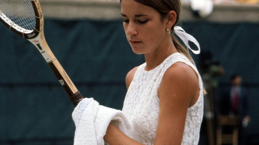 Chris Evert durante a semifinal do US Open 1971. (Foto: Tony Triolo/Sports Illustrated/Getty Images)