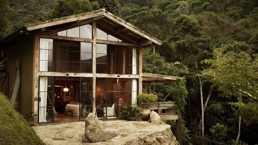 A casa de Gilda Midani na Serra do Rio (Foto: Reprodução)