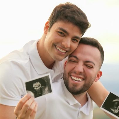 Lucas Rangel e Lucas Bley compartilham alegria pela chegada da filha Mia