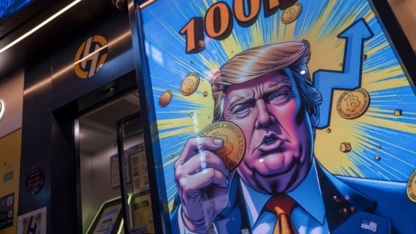 Donald Trump, um defensor da indústria de ativos digitais, tem reforçado o entusiasmo de quem acredita no potencial dessa indústria - (Foto: Bloomberg/Bloomber/Bloomberg)