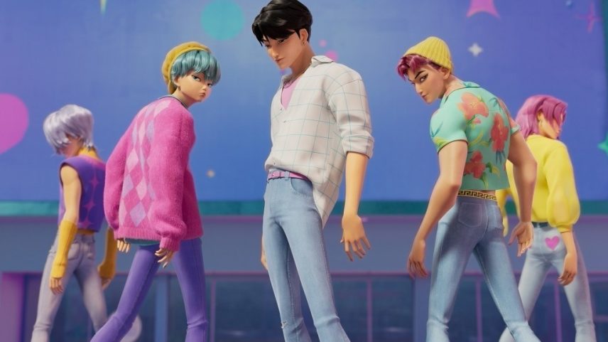 'KPop Demon Hunters' Saja Boys merch está atualmente à venda na Amazon. Veja como comprar os produtos do grupo fictício agora. (Foto: Reprodução)